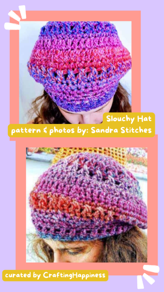 12 Slouchy Hat - Crafting Happiness