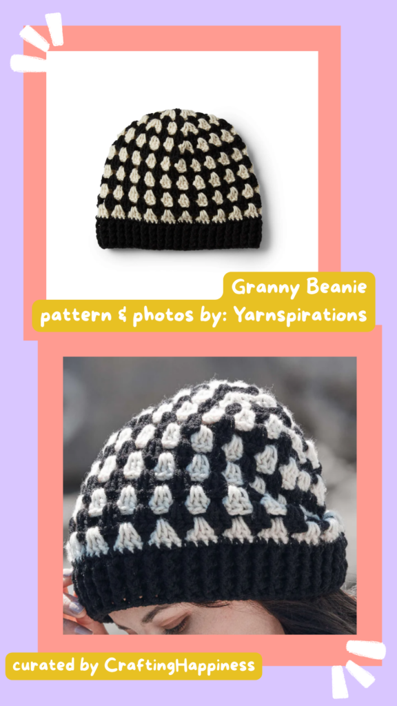 14 Granny Beanie - Crafting Happiness