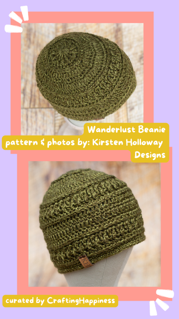 2 Wanderlust Beanie - Crafting Happiness