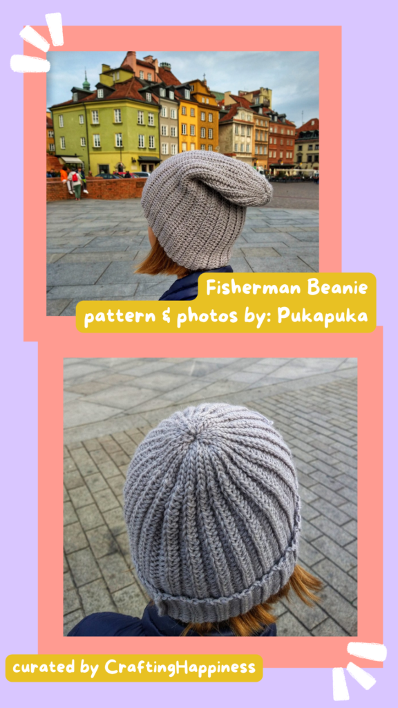 5 Fisherman Beanie - Crafting Happiness