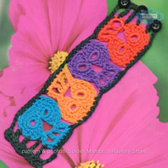 Quartet Day of the Dead Skull Bracelet - Crafting Happiness